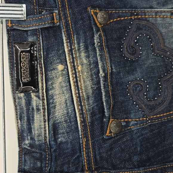 Rerock For Express Skinny Destresse Jean's Size 6 - Picture 7 of 9